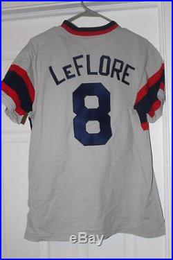 1982 Ron LeFlore Chicago White Sox Game Used Baseball Jersey, Sz 42
