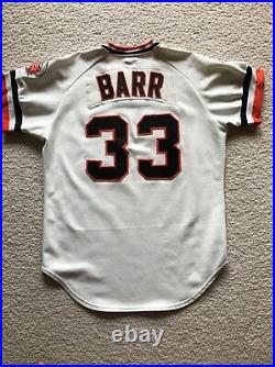 1982 SF Giants Jim Barr Game Used Home Jersey Size 44 USED