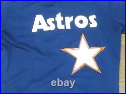 1983-86 John Mizerock Houston Astros Game Used Signed Jersey