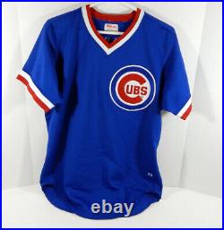 1983 Chicago Cubs Dickie Noles #48 Game Used Blue Jersey