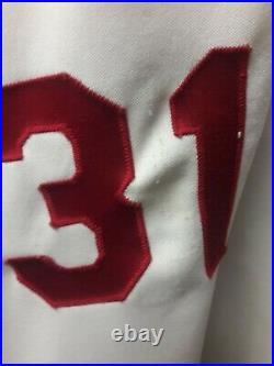 1983 Cincinnati Reds Alan Knicely Game Used Home Jersey