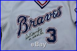 1983 Dale Murphy Atlanta Braves Home Jersey Autographed 250th Georgia Patch Samp