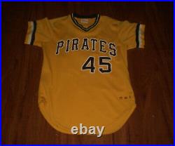 1983 Pittsburgh Pirates John Candelaria Game Used Jersey