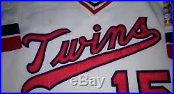 1983 Tim Laudner Minnesota Twins game worn jersey with coa