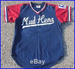 1983 Toledo Mud Hens Vintage Game Used Worn Baseball Jersey Dave Baker Twins