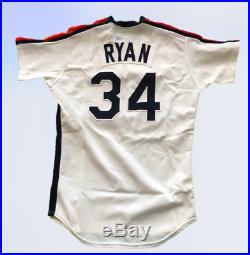 1984-85 Houston Astros Nolan Ryan Game Worn Used Baseball Jersey