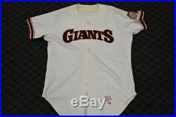 1984 Frank Williams San Francisco Giants Game Worn Jersey withAll Star Patch