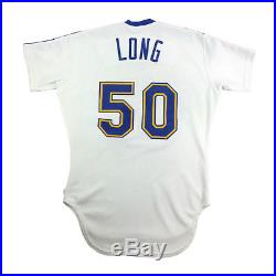 1985 Bob Long Seattle Mariners Game Used Worn Vintage Home Jersey