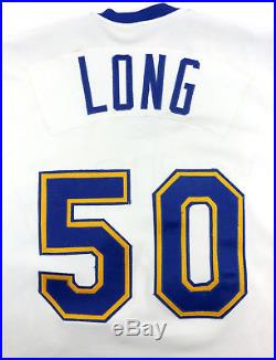 1985 Bob Long Seattle Mariners Game Used Worn Vintage Home Jersey
