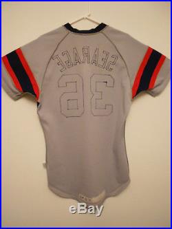 1985 CHICAGO WHITE SOX Game Worn / Used Road Jersey #36 Searage