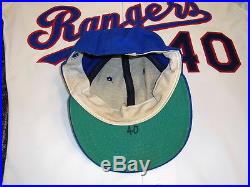 1985 Jeff Russell Rookie Texas Rangers Game Used Jersey & Cap
