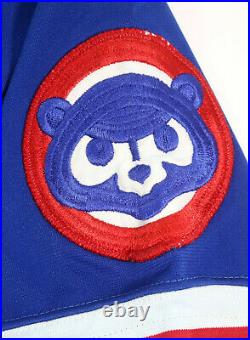 1985 John Vukovich Vuuk Chicago Cubs Rare Game Used Vintage Road Jersey