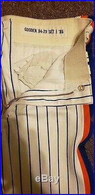 1985 New York Mets Dwight Gooden GAME USED Worn Pants CY YOUNG TRIPLE CROWN RARE