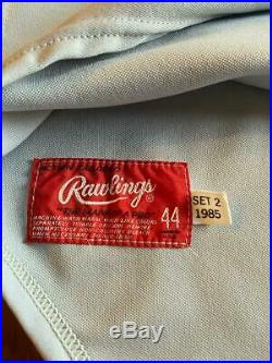 1985 Pete Rose Cincinnati Reds Game Worn Used & Signed Baseball Jersey
