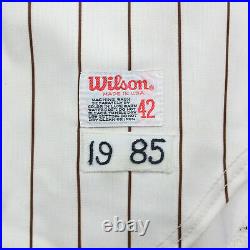 1985 Tony Gwynn San Diego Padres Signed Inscribed Vintage Game Jersey