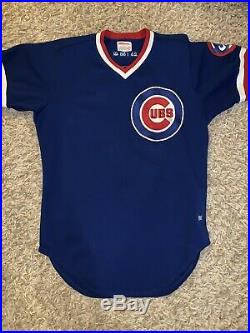 1986 Chicago Cubs Shawon Dunston Game Used Jersey & Pants / Road Uniform Set 1