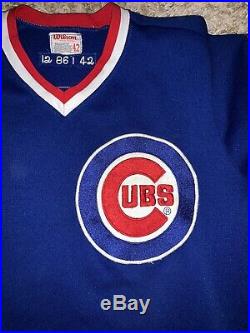 1986 Chicago Cubs Shawon Dunston Game Used Jersey & Pants / Road ...