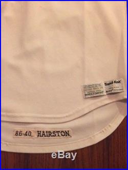 1986 Chicago White Sox game used jersey Jerry Hariston all original