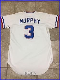 1986 Dale Murphy Game Worn Atlanta Braves White Jersey