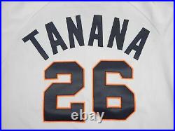1986 Detroit Tigers Frank Tanana #26 Game Used Grey Jersey DP07092