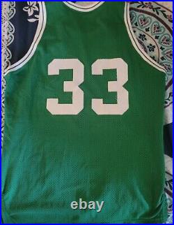 1986 Larry Bird MacGregor Game Mesh Jersey Sand-Knit Boston Celtics