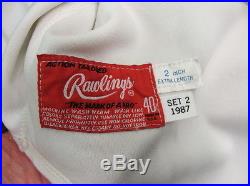 1987 Eric Davis Game Used Cincinnati Reds Home Jersey 30/30 Season