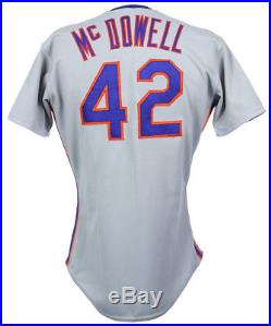 1987 Game Used Issued Playoffs New York Mets Jersey Roger McDowell GU MEARS LOA