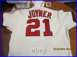 1987 Los Angeles California Angels Wally Joyner game used Jersey signed