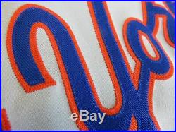 1987 Rick Aguilera New York Mets Game Used / Worn Autographed Gray Road Jersey