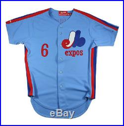 1987 Wallace Johnson Montreal Expos Game Used Worn Jersey