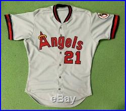 1988 Wally Joyner California Angels Game-Used Road Jersey
