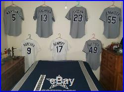 1988 World Champion Los Angeles Dodgers Game Used-Game Worn Jerseys- 7 in all