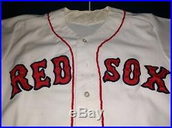 1989-90 Ellis Burks Red Sox game worn used jersey
