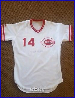 1989 Cincinnati Reds home game Pete Rose jersey, signed and fully tagged