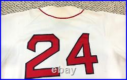 1989 Dwight Evans Game Used/worn Signed Red Sox Home Jersey-a Perfect Example