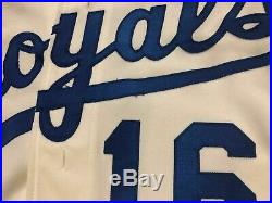 1989 Game Worn Used Bo Jackson Kansas City Royals Home Jersey 48