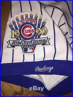 1990 Chicago Cubs Ryne Sandberg Rawlings Home Jersey Size 42