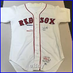 1990 Wade Boggs Signed Autographed Game Used Boston Red Sox Jersey PSA DNA COA