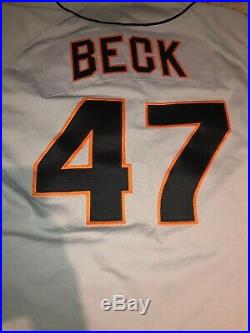 1990s ROD BECK SAN FRANCISCO GIANTS GAME USED JERSEY / LOA