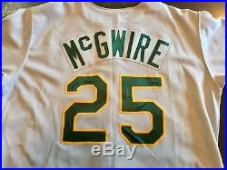 1991 Authentic Game Worn Jersey MARK McGWIRE Oakland A's