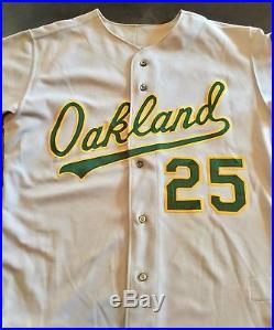 1991 Authentic Game Worn Jersey MARK McGWIRE Oakland A's