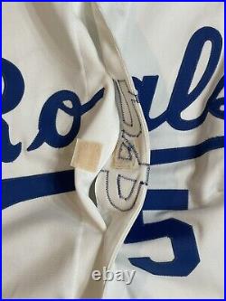 1991 George Brett K. C. Royals Signed Game Used Worn Jersey with Team Letter