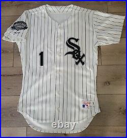 1991 MLB CHICAGO White Sox BASEBALL GAME USED JERSEY FROM VETERAN PLAYER