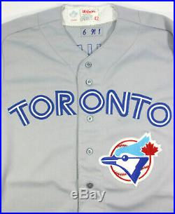 1991 Mike Squires Toronto Blue Jays Game Worn Used Jersey Team Authenticated