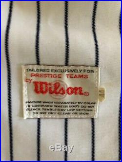 1991 Ny Yankees Rare Game Used Jersey Brien Taylor