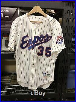 1992/93 Montreal Expos Game Issued Jersey
