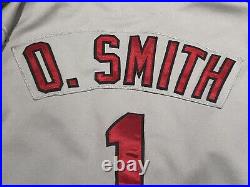 1992 Game-Used Ozzie Smith St. Louis Cardinals Road Jersey