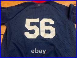 1992 Houston Astros Rob Mallicoat #56 Majestic size XL Game WORN USED Jersey LOA