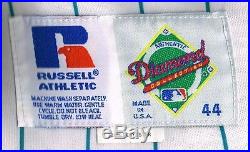 1993 FLORIDA MARLINS CARL EVERETT White Pinstripe GAME WORN ALTERNATE MLB JERSEY