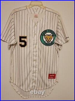 1993 Kane County Cougars Midwest Minor League Baseball Game Used Home Jersey #5